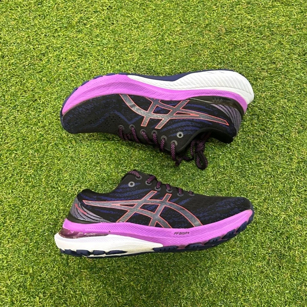 Asics Gel Kayano 29 Womens Running Shoes Black Purple 1012B272 Size 6
